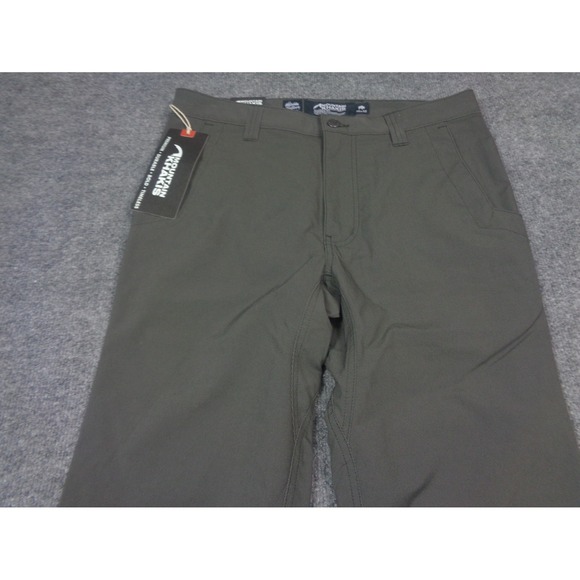 Mountain Khakis Teton Pants Mens 32x32 Gray Chino Modern Fit Stretch Straight - Picture 4 of 12